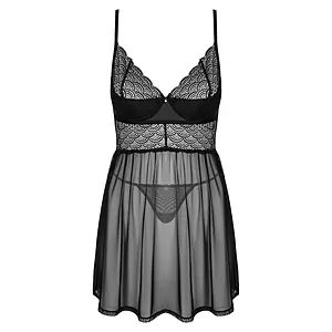 Babydoll Obsessive Chemeris Negru M-L