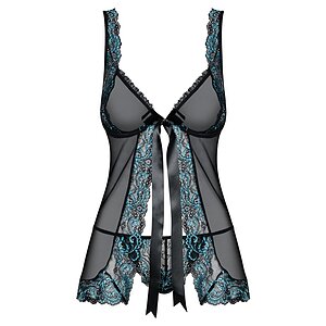 Babydoll Obsessive Chemise Negru S-M