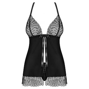 Babydoll Obsessive Chiccanta Negru pe Denysa.ro