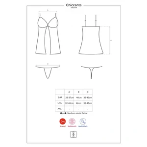 Babydoll Obsessive Chiccanta Negru S-M