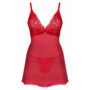 Babydoll Obsessive Chilisa Roșu XL-2XL