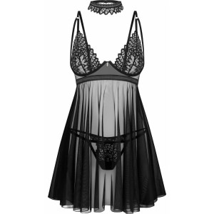 Babydoll Obsessive Donarella Negru Babydoll Obsessive Donarella Negru pe Denysa.ro