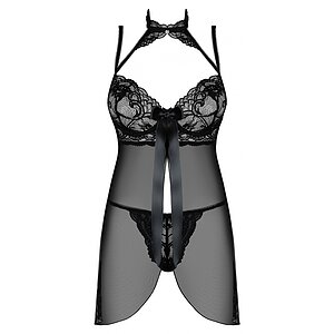 Babydoll Obsessive Elizenes Negru S-M