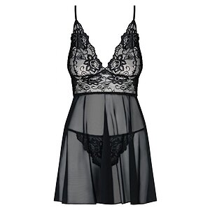 Babydoll Obsessive Idilia Negru pe Denysa.ro