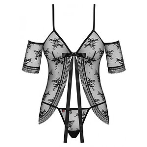 Babydoll Obsessive Jennifairy Negru pe Denysa.ro