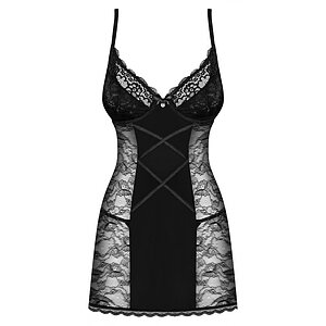 Babydoll Obsessive Laurise Negru pe Denysa.ro