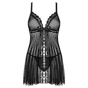 Babydoll Obsessive Marrbel Negru S-M