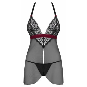 Babydoll Obsessive Rossita Negru pe Denysa.ro