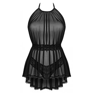 Babydoll Obsessive Serafia Negru pe Denysa.ro