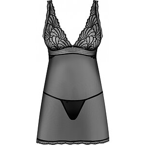 Babydoll Obsessive Sweetia Negru M-L
