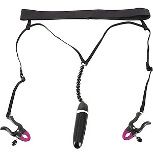 Bad Kitty Spreader With Vibration Negru pe Denysa.ro