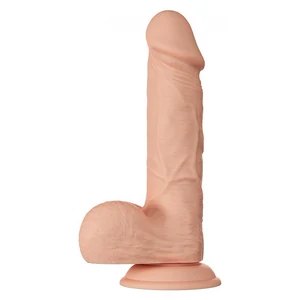 Dildo Realist Cu Testicule Si Ventuza