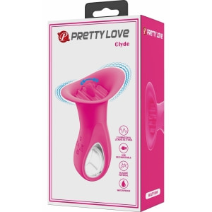 Clyde Limbă Vibratoare 12 Funcții, Reîncărcabil USB Roz