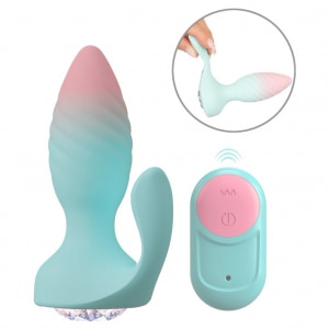 Beau Coeur Juvela RC - Plug Anal Reîncărcabil, 10 Moduri Multicolor Beau Coeur Juvela RC - Plug Anal Reîncărcabil, 10 Moduri Multicolor pe Denysa.ro