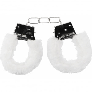 Beginners Handcuffs Furry Alb pe Denysa.ro