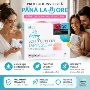 Beppy Soft Comfort Wet Tampon Intern Invizibil, 2 buc