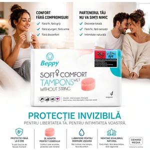 Beppy Soft Și Comfort Wet — Tampoane Interne 4 buc, Până La 8h