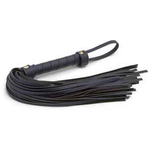 Bici Bondage Couture Flogger Albastru pe Denysa.ro