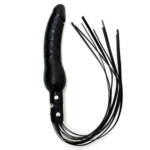 Bici Sex Bici cu Dildo Rimba Whip Negru