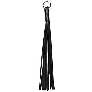 Bici Finger Whip Leather Negru