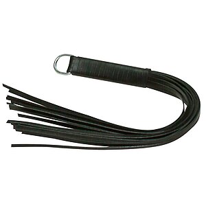 Bici Leather Flogger Negru