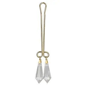 Bijuterie Clitoridiana Cleopatra Crystal Alb