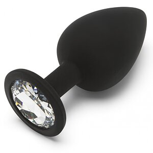 Plug Anal Din Silicon Cu Cristal