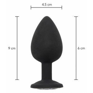 Bijuterie Pentru Fund Cu Diamant Mare Negru