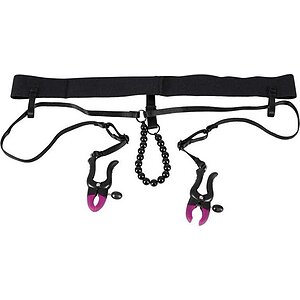 Bikini Bad Kitty Cu Cleme Negru pe Denysa.ro