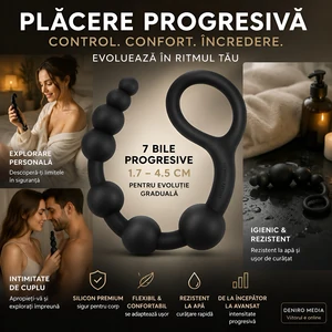 Bile Anale Power Boy Beads Negru