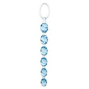 Bile Anale Swirl Pleasure Beads Albastru pe Denysa.ro