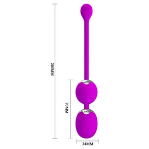 Bile Vaginale Vibratoare Stimulare Intensă Mov