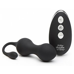 Bile Vaginale Relentless Vibrations Remote Control Kegel Negru pe Denysa.ro