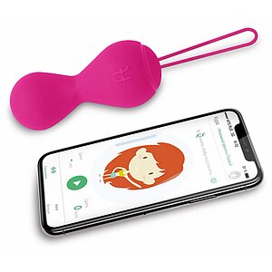 Bile Vaginale Vibratii Gballs 2 GVibe Roz pe Denysa.ro