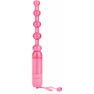 Bile Vibrating Pleasure Beads Roz pe Denysa.ro
