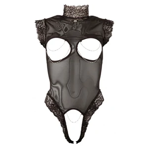 Body Abierta Fină Sâni Decupați Negru XL pe Denysa.ro