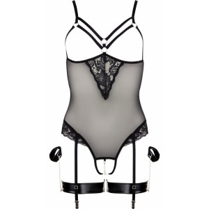 Body Cottelli Collection Bondge Fun Negru pe Denysa.ro