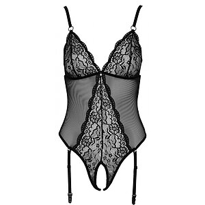 Body Decupat Cottelli Collection Fun Negru pe Denysa.ro