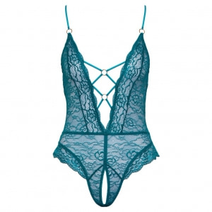 Body Decupat Cottelli Collection Fun Verde pe Denysa.ro