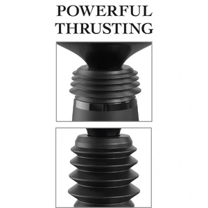 Body Dock Thruster Fetish Fantasy 7 viteze reîncărcabil Negru