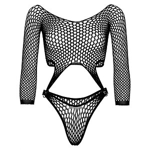 Body Leg Avenue Bianca Negru pe Denysa.ro