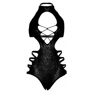 Body Leg Avenue Cut Out Strappy Negru pe Denysa.ro