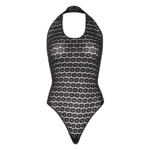 Body Leg Avenue Lace Snap Linda Negru pe Denysa.ro