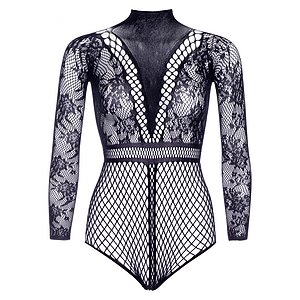 Body Leg Avenue Snapcrotch Negru pe Denysa.ro