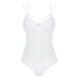 Body Obsessive 860-TED Alb L-XL