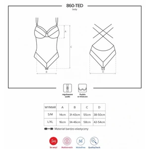 Body Obsessive 860-TED Negru S-M