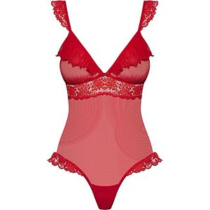 Body Obsessive 863-TED Roșu pe Denysa.ro