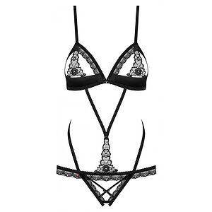 Body Obsessive 865-TED Negru L-XL