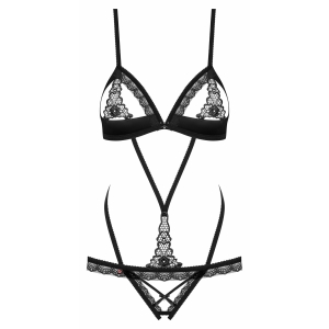 Body Obsessive 865-TED Negru L-XL