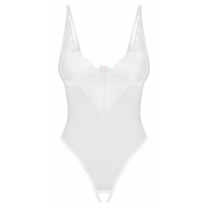 Body Obsessive Alissium Decupat Alb XS-S